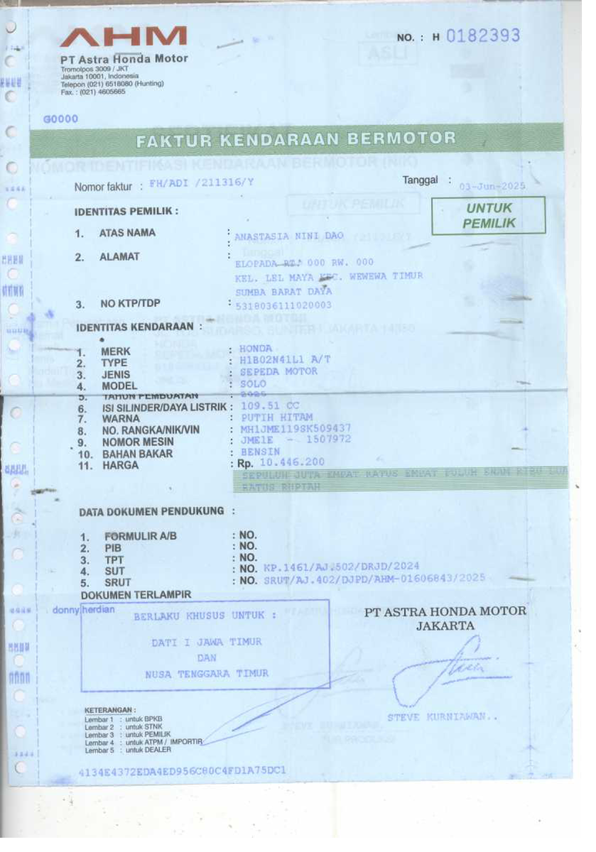 HONDA BEAT CBS CW FI SPORTY
