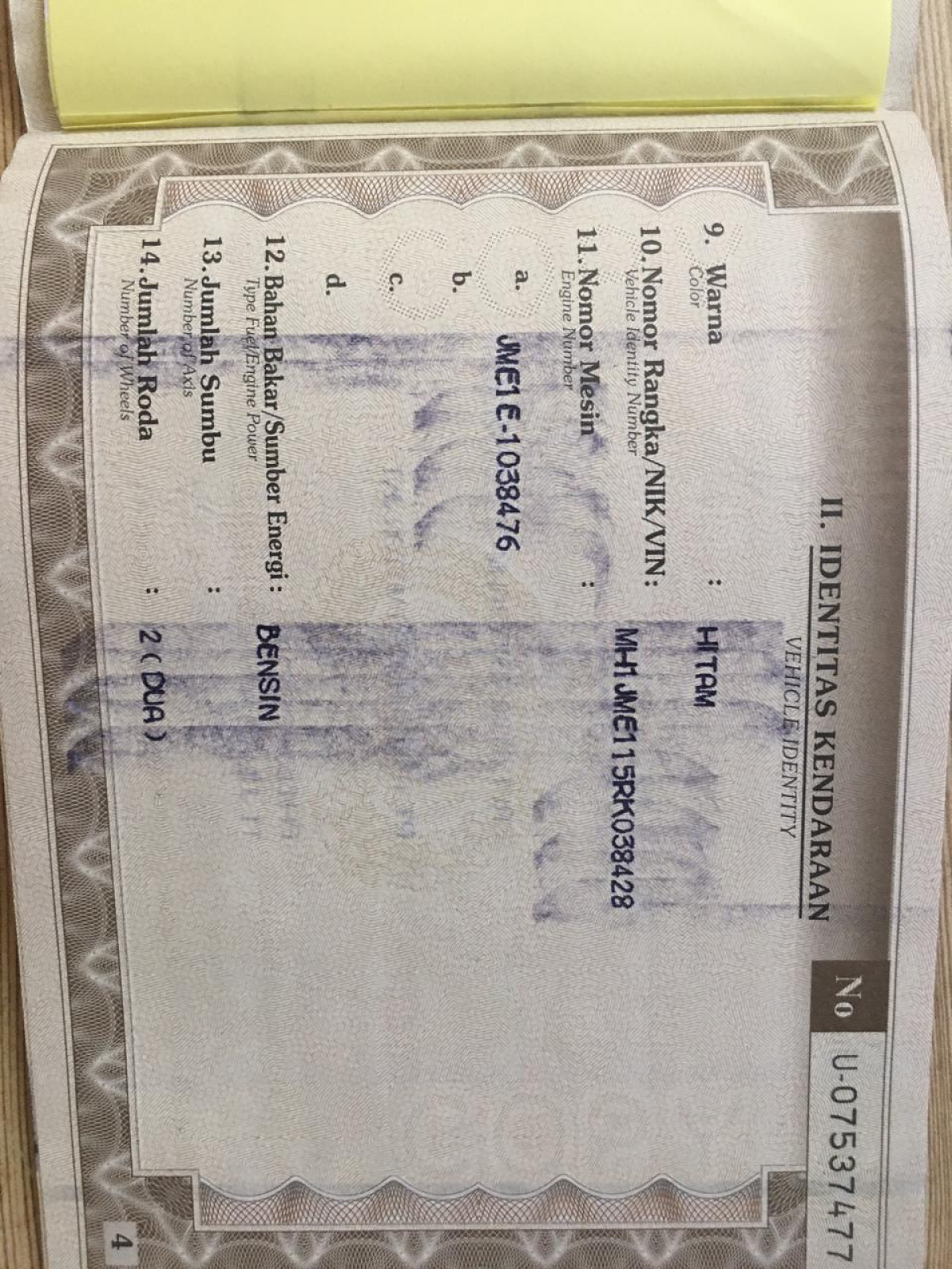 HONDA BEAT CBS FI CW