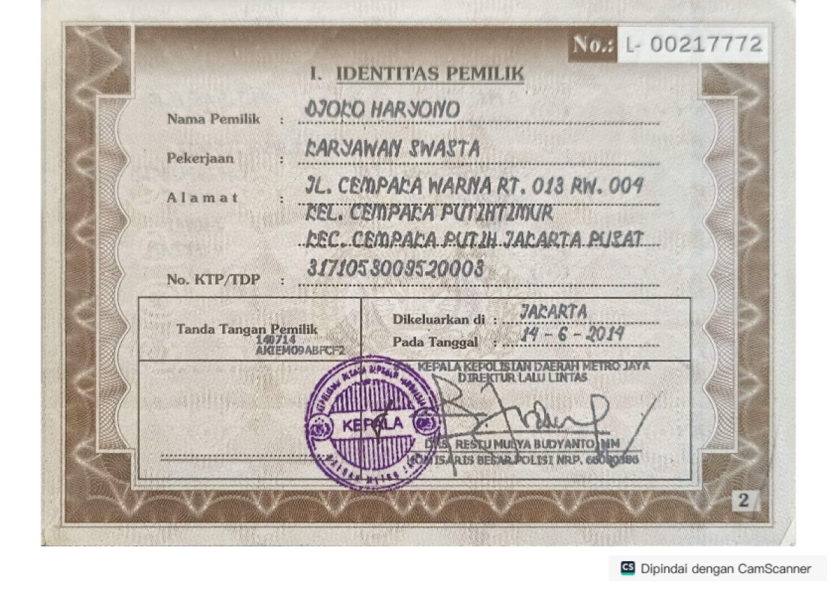 HONDA CR-V RM3 2WD 2.4