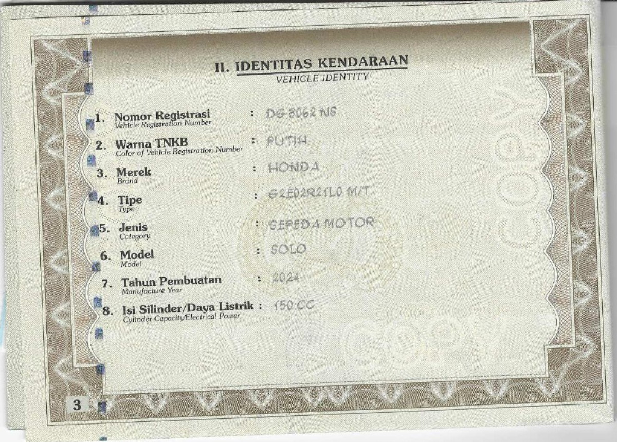 HONDA  SUPRA GTR 150