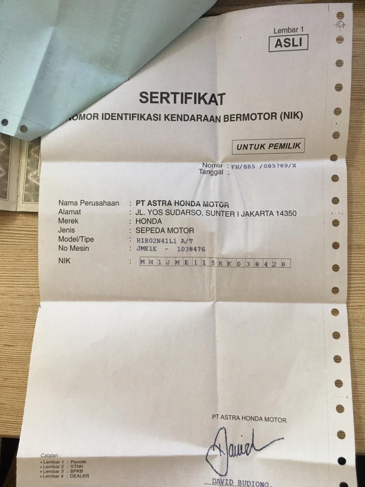 HONDA BEAT CBS FI CW