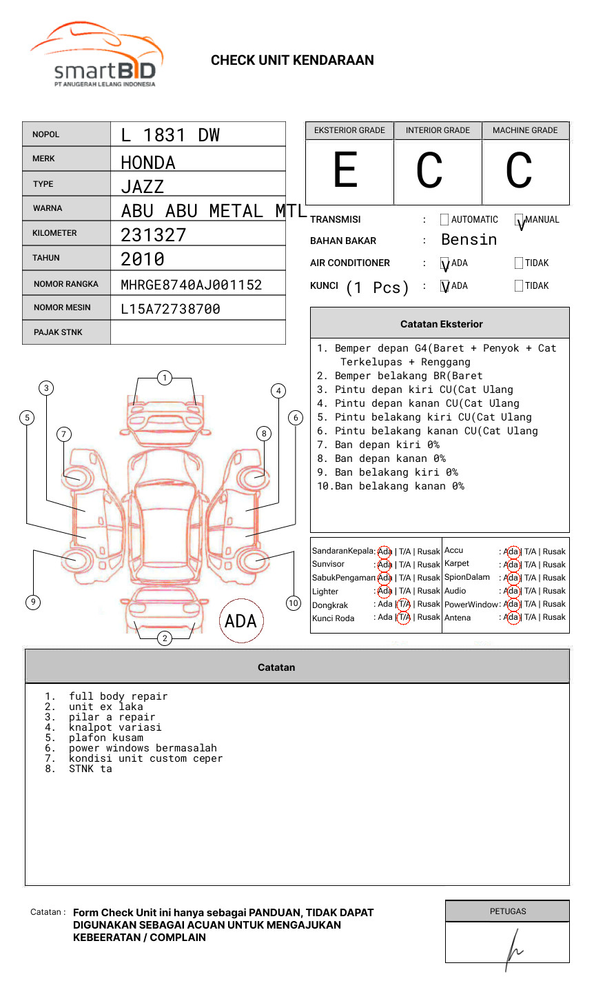 HONDA  JAZZ  GE8 1.5 S