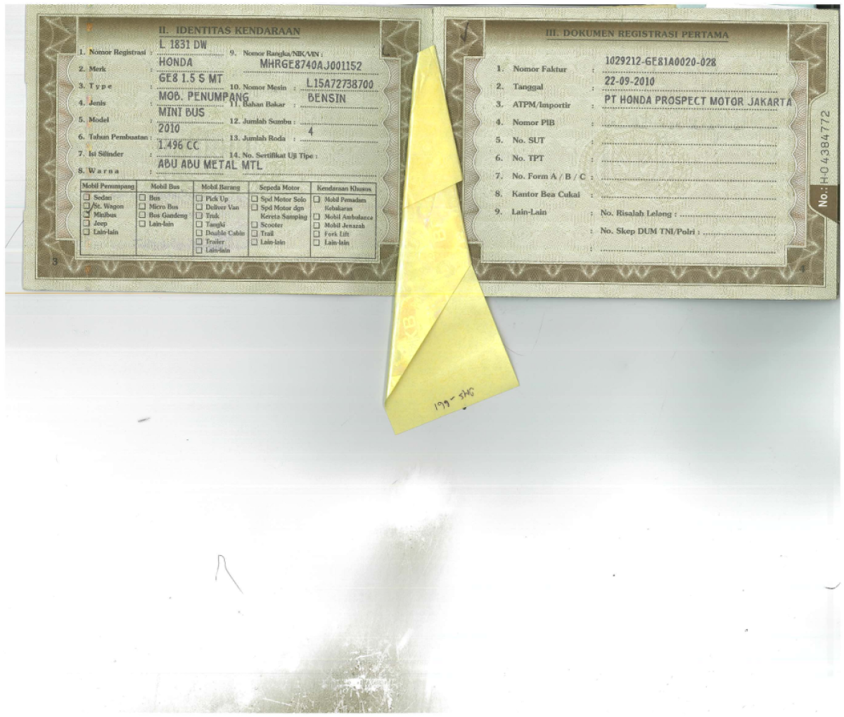 HONDA  JAZZ  GE8 1.5 S