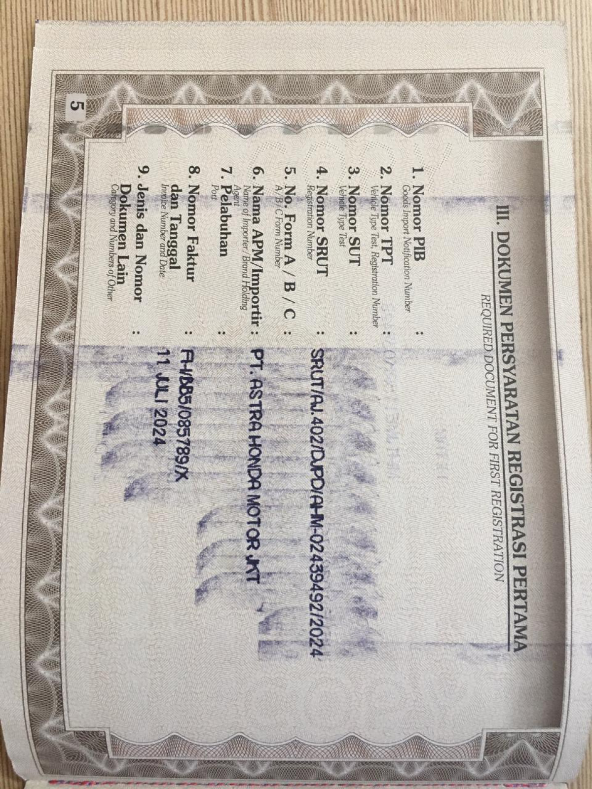 HONDA BEAT CBS FI CW