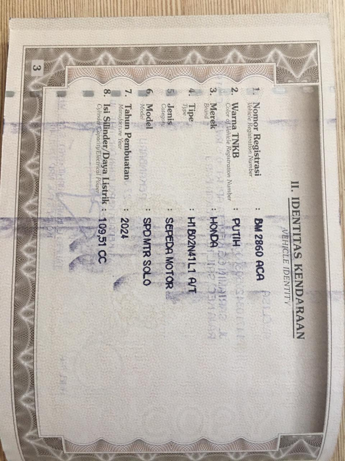 HONDA BEAT CBS FI CW