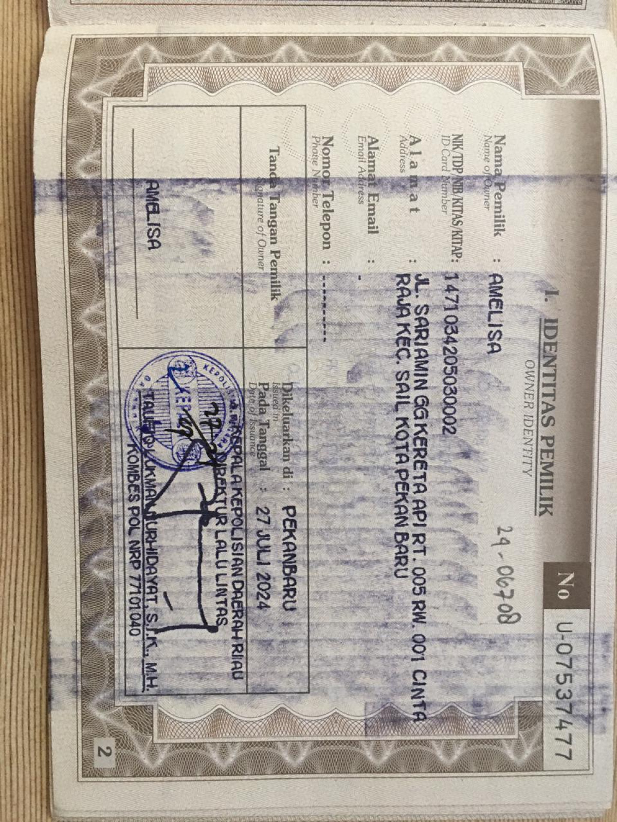 HONDA BEAT CBS FI CW