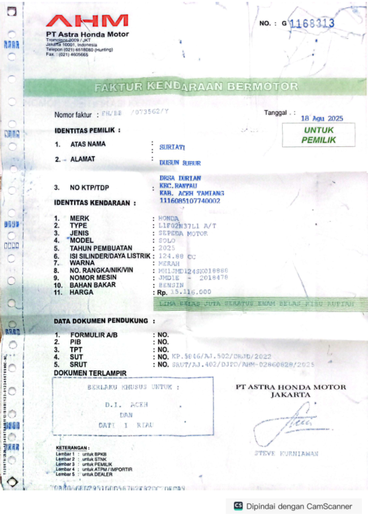 HONDA VARIO 125 eSP CBS