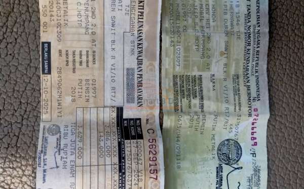 HONDA CR-V RE1 2WD 2.0 A/T