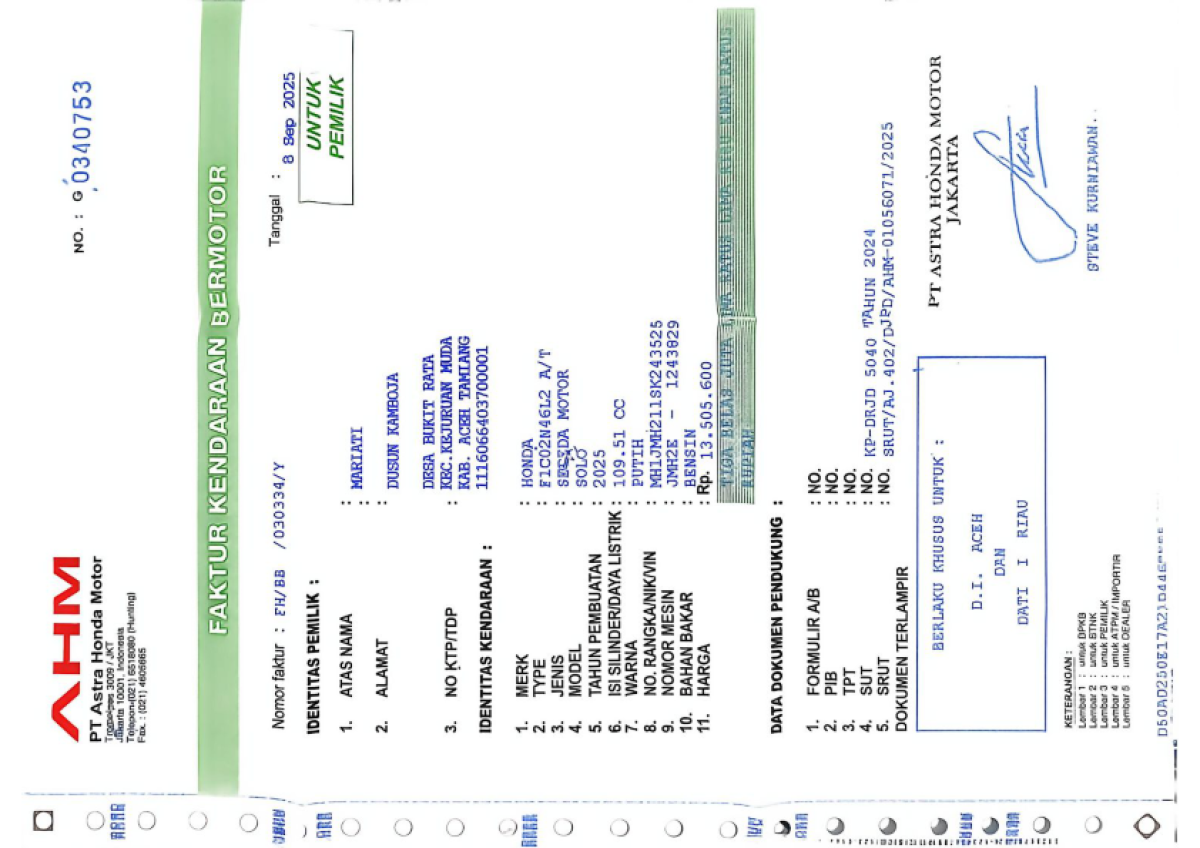 HONDA SCOOPY PRESTIGE