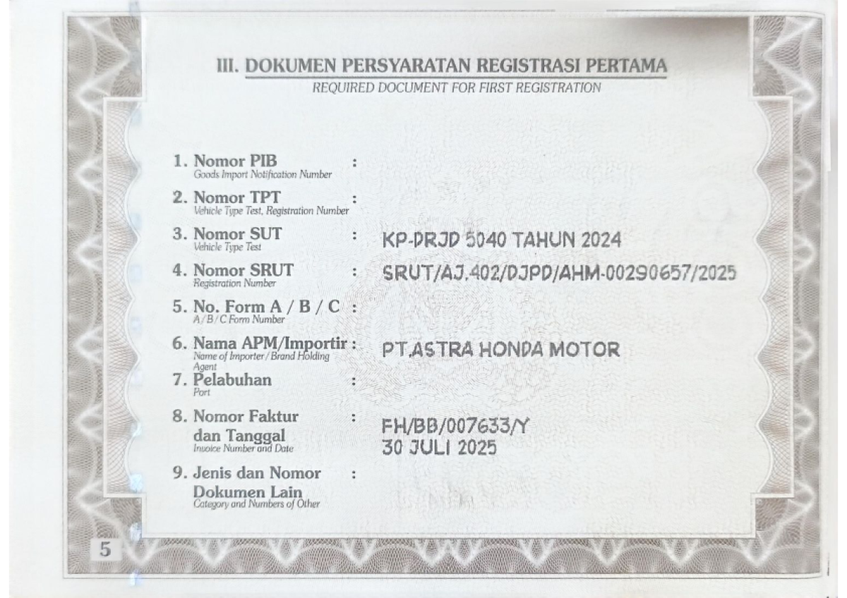 HONDA SCOOPY PRESTIGE