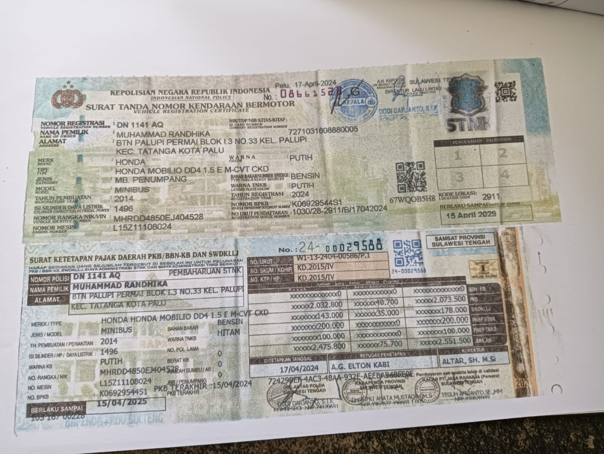 HONDA MOBILIO  DD4 1.5E