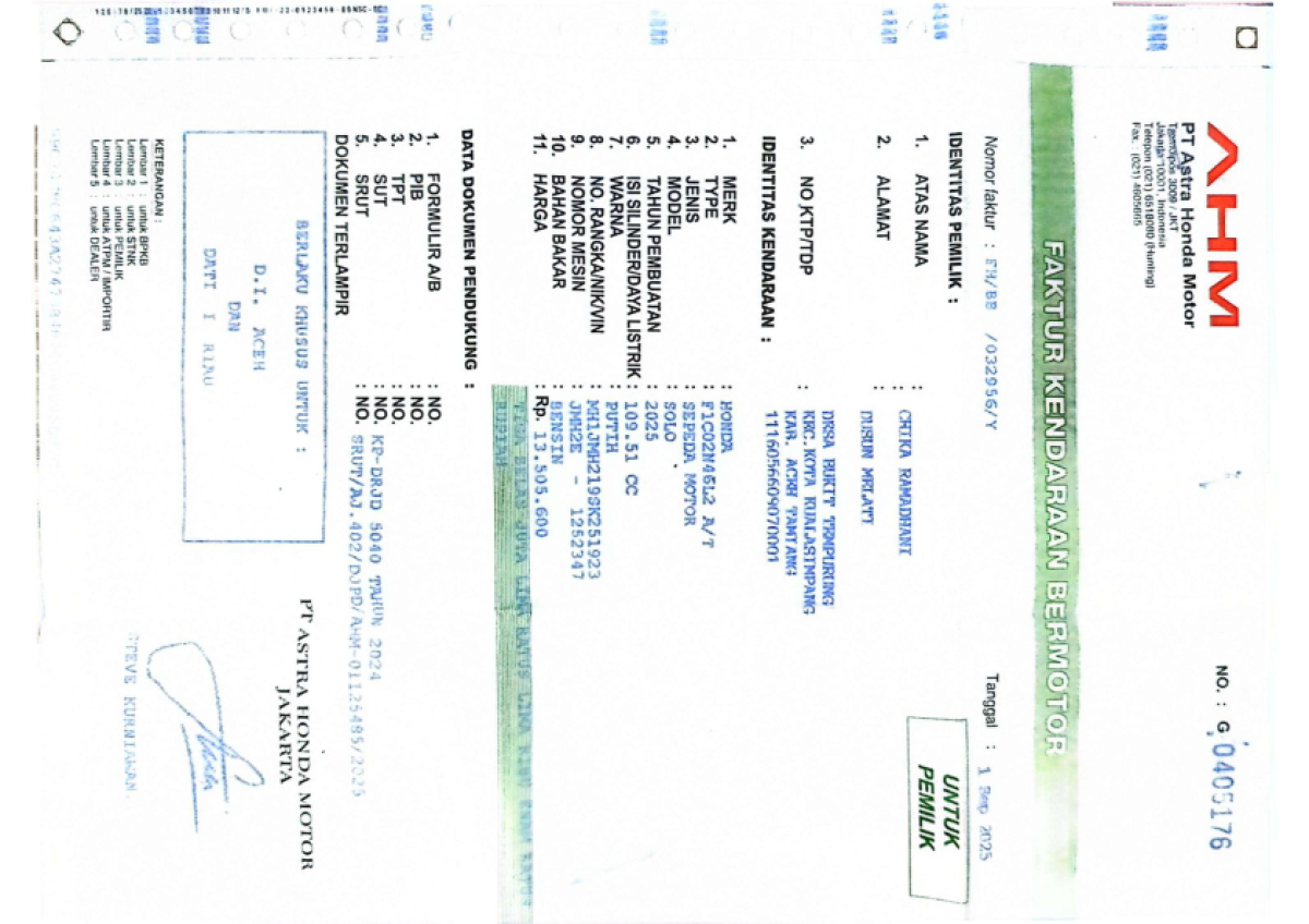 HONDA SCOOPY PRESTIGE