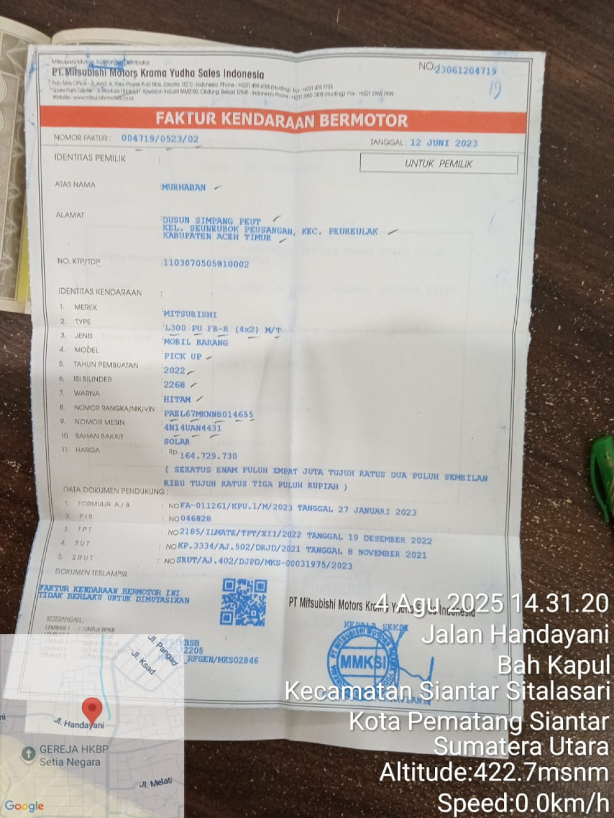 MITSUBISHI  L 300 L300 PU FB-R (4X2)