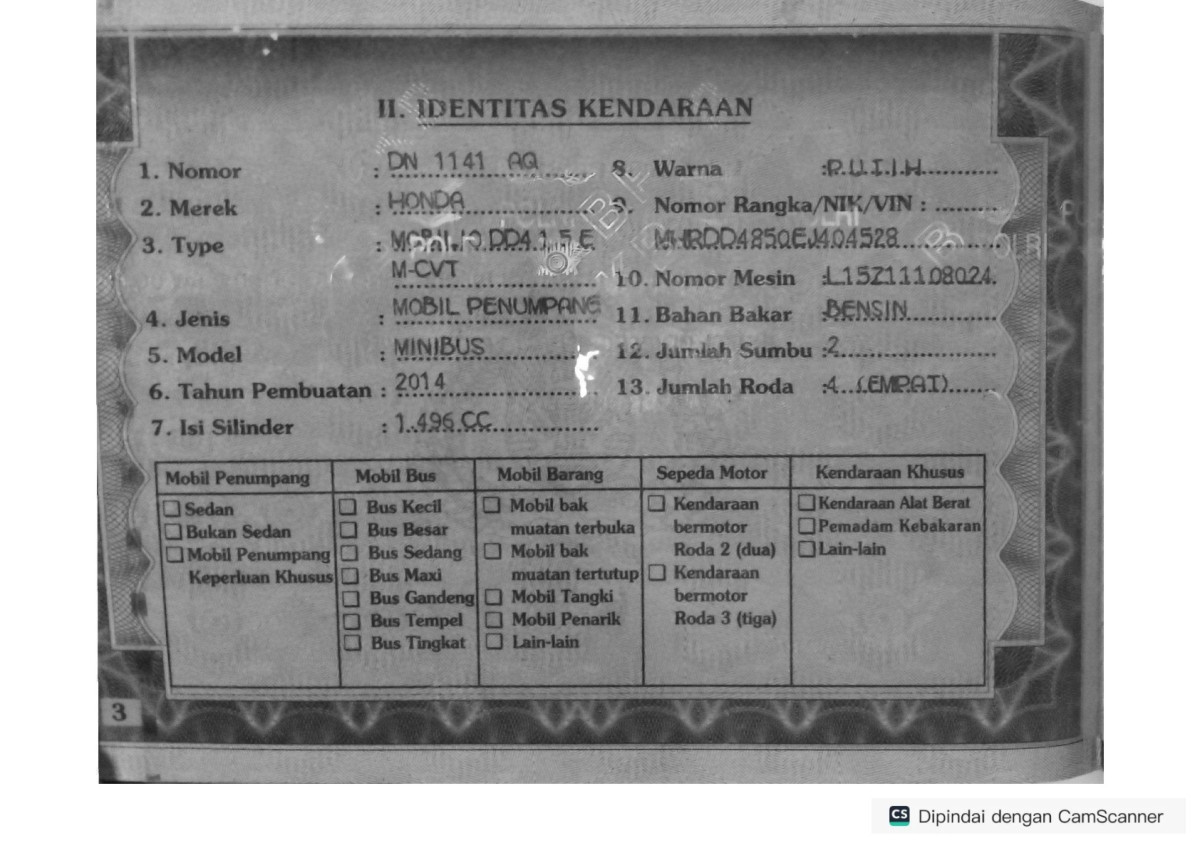 HONDA MOBILIO  DD4 1.5E