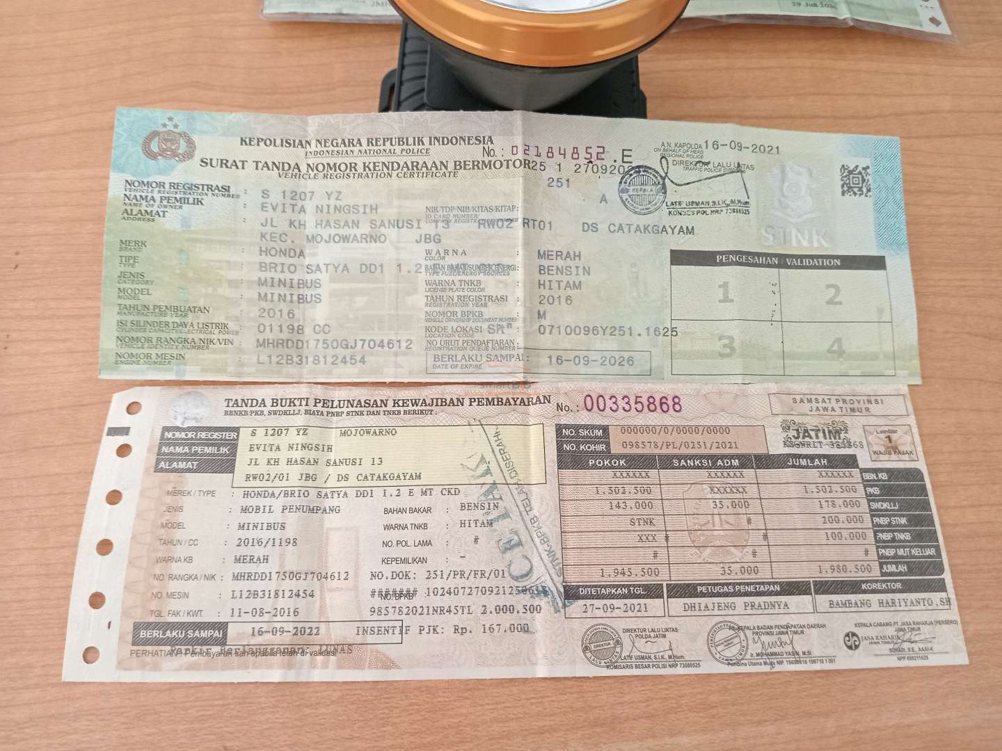 HONDA BRIO SATYA DD1 1.2 E