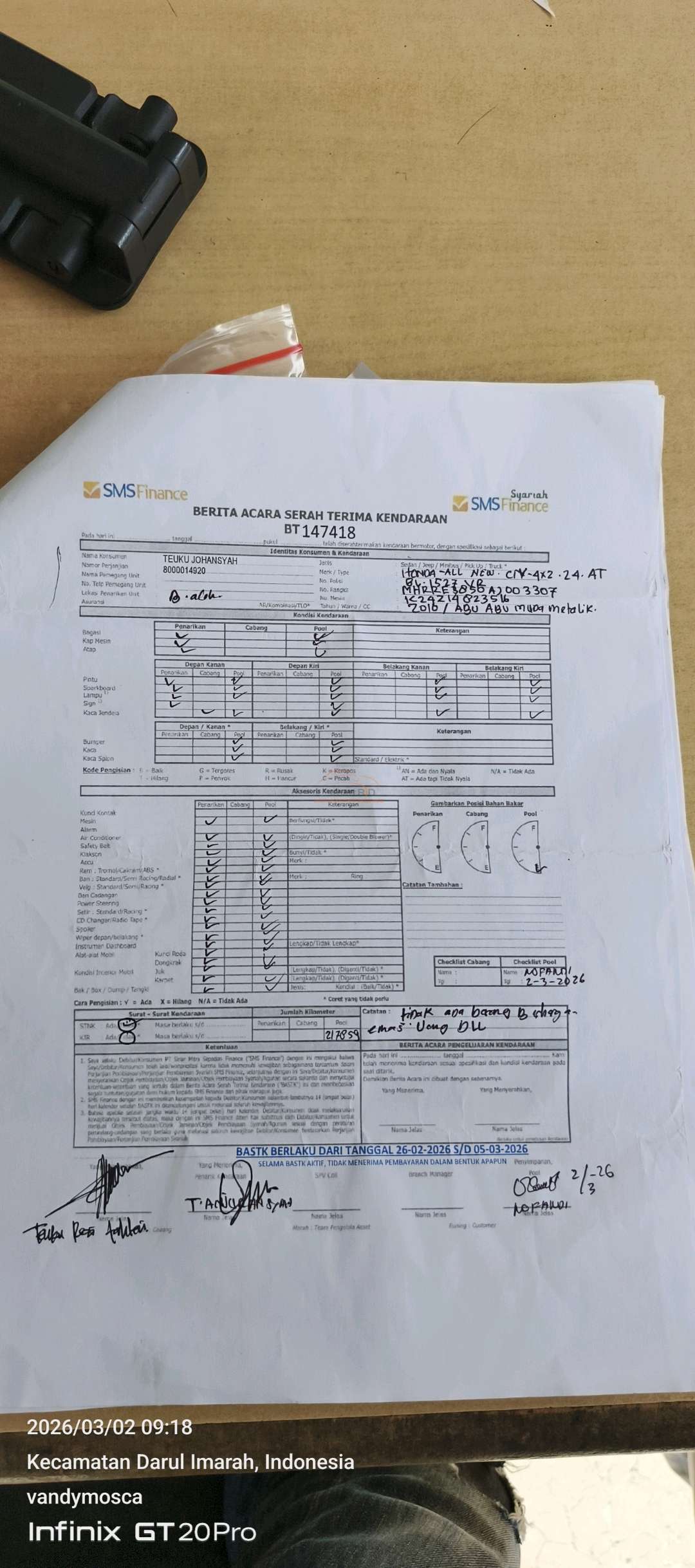 HONDA CR-V RE1 2WD 2.4 A/T