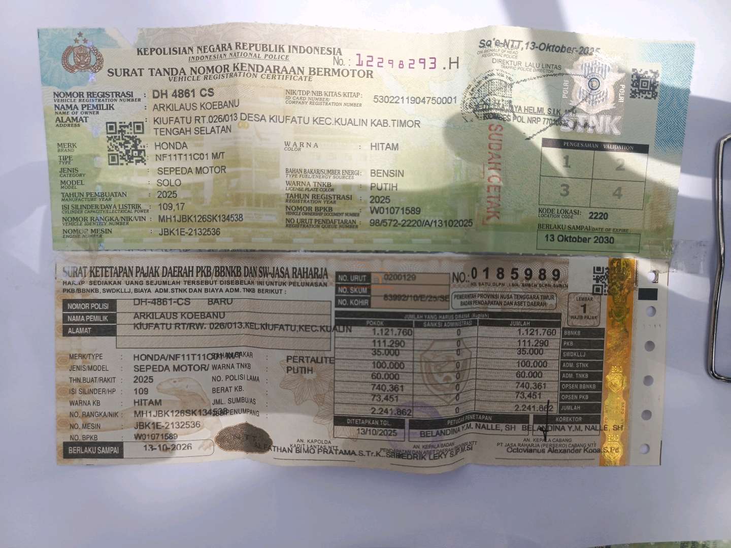 HONDA NEW REVO FI FIT