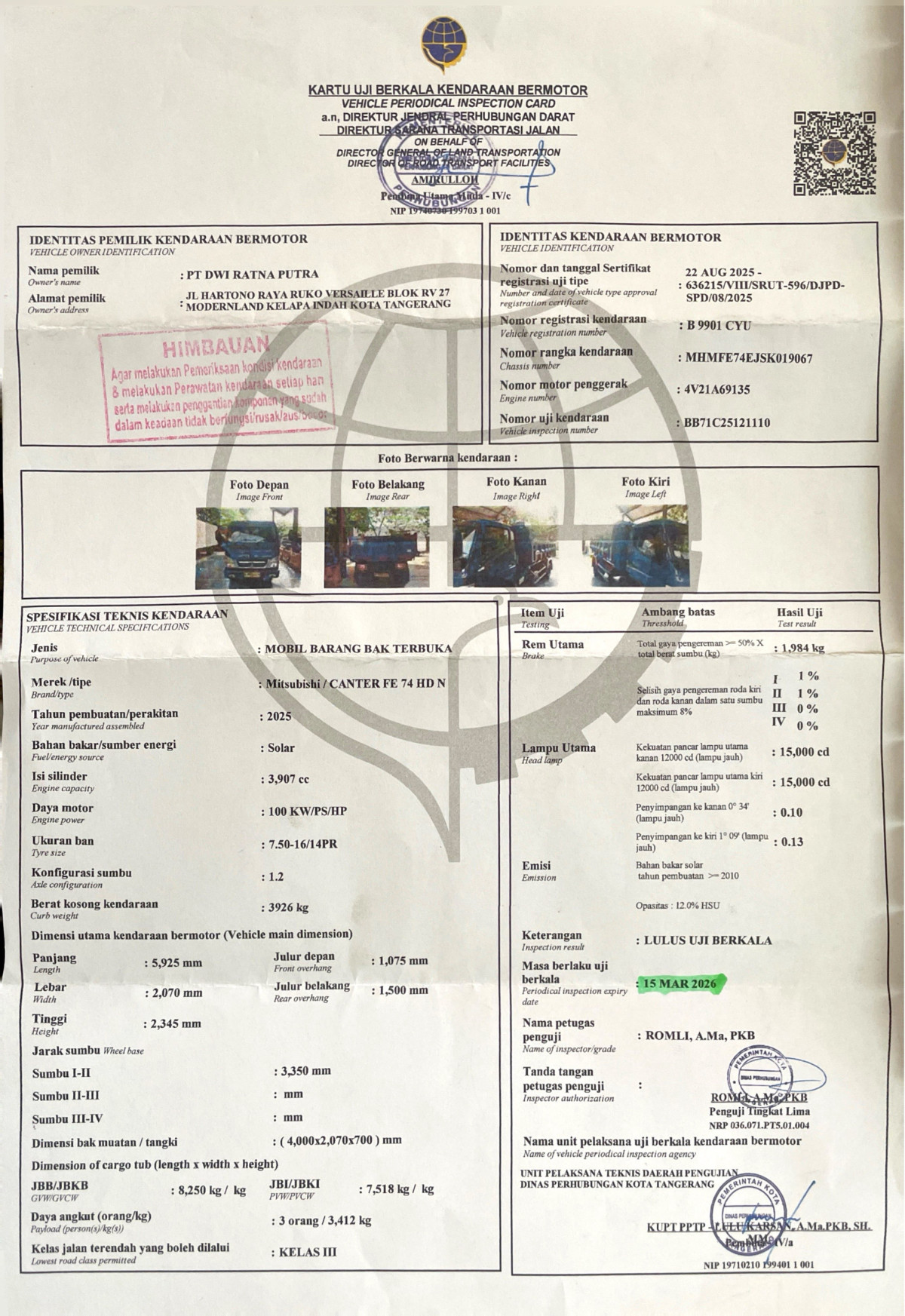 MITSUBISHI CANTER FE 74