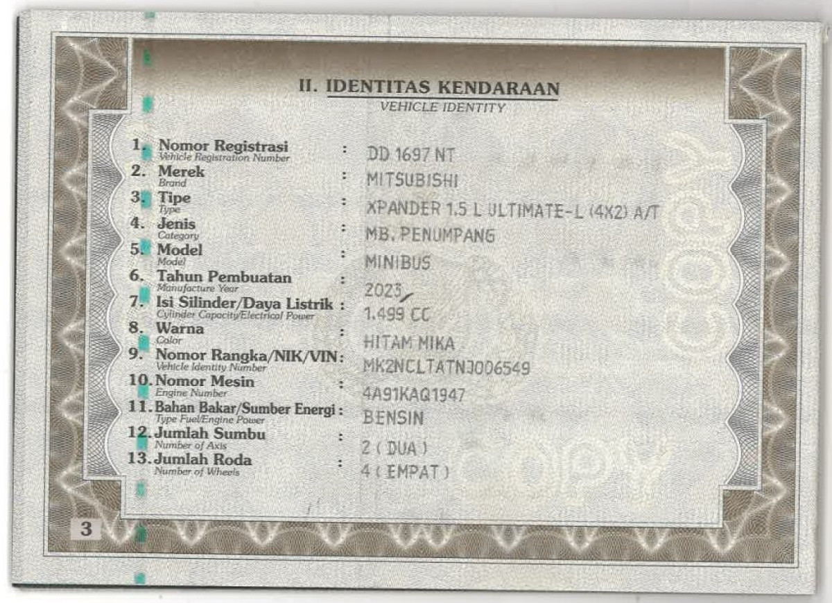 MITSUBISHI XPANDER 1.5L ULTIMATE