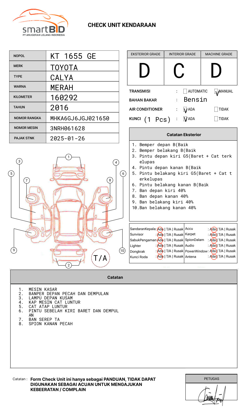 TOYOTA CALYA 1.2 G M/T