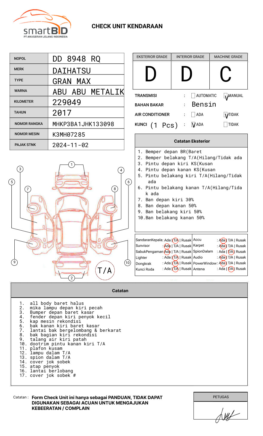 DAIHATSU  GRAN MAX  PICK-UP