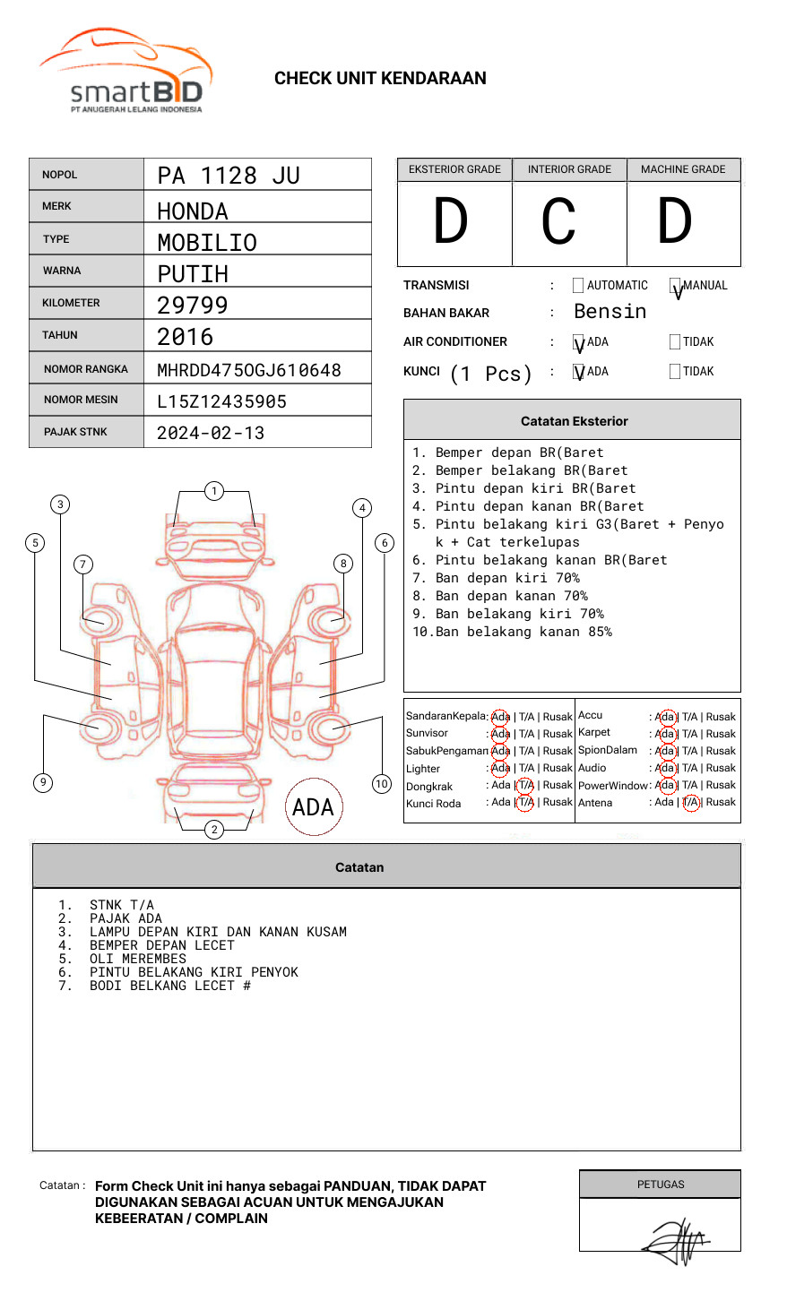 HONDA  MOBILIO  DD4 1.5E
