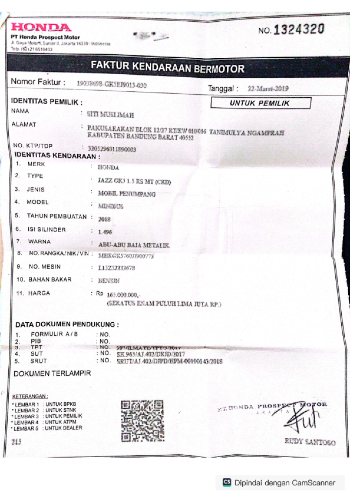 HONDA JAZZ GK5 1.5 RS