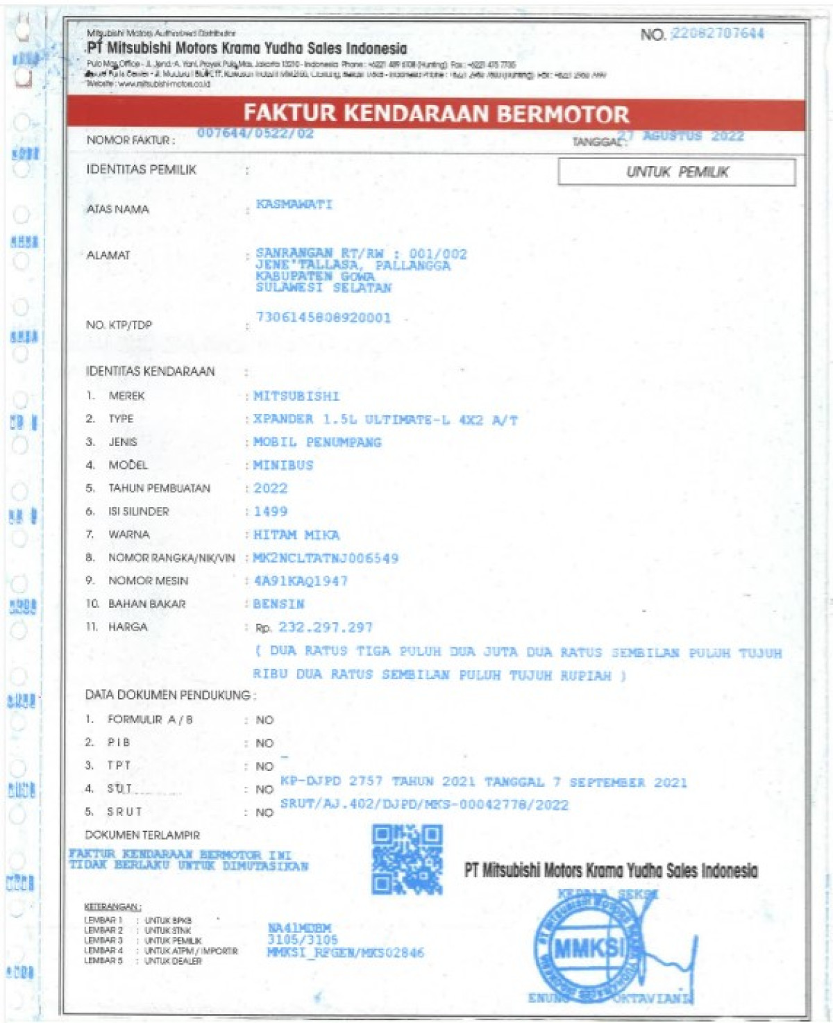 MITSUBISHI XPANDER 1.5L ULTIMATE
