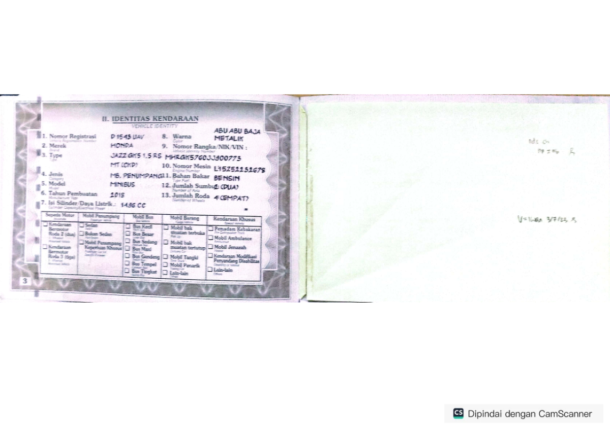 HONDA JAZZ GK5 1.5 RS