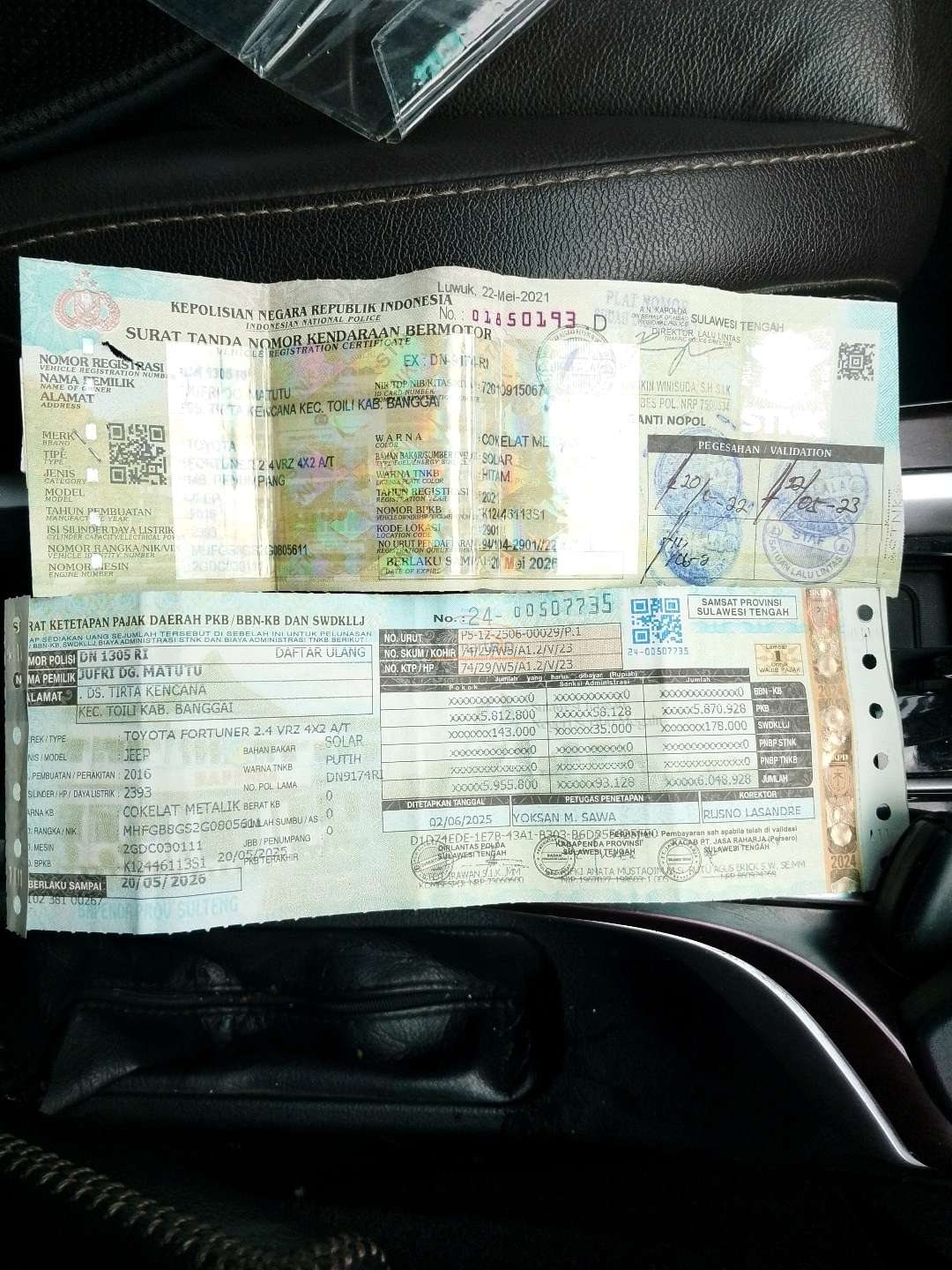 TOYOTA FORTUNER 2.4 VRZ