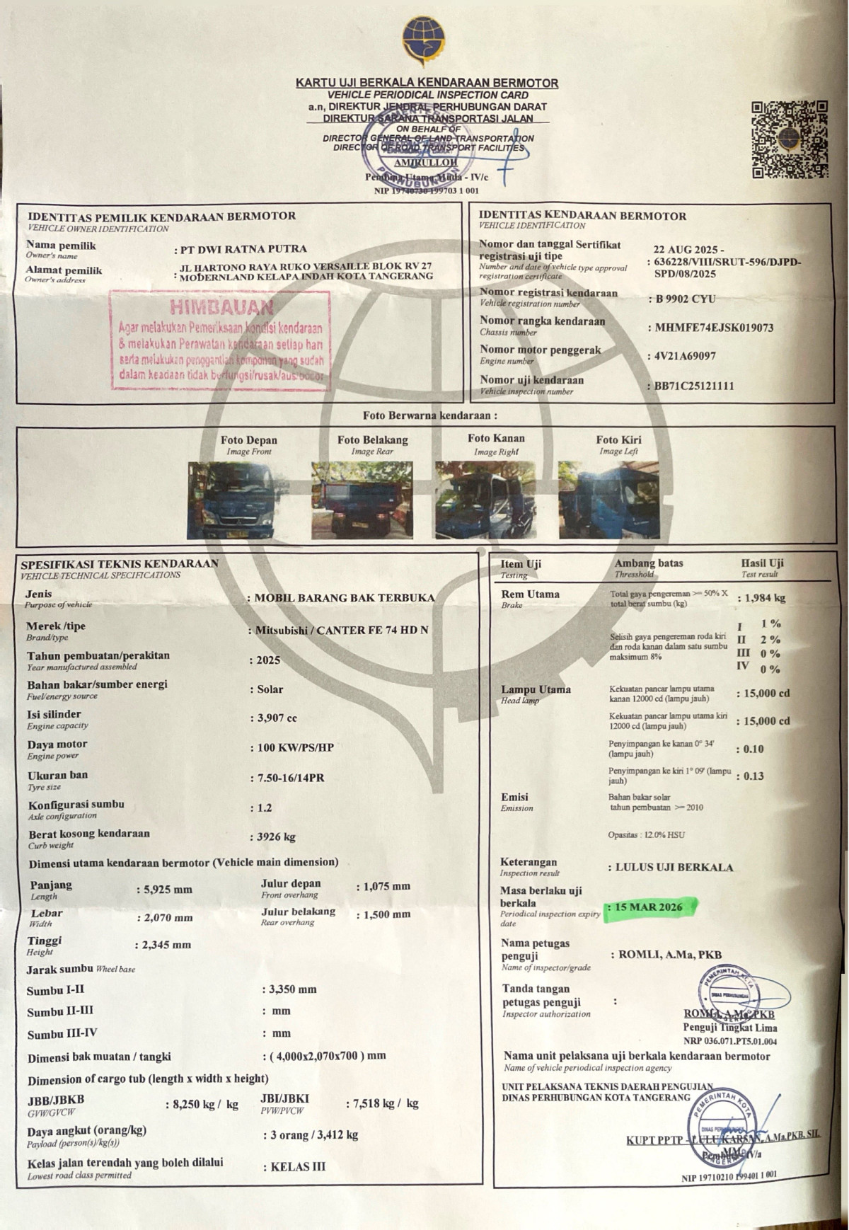 MITSUBISHI CANTER FE 74