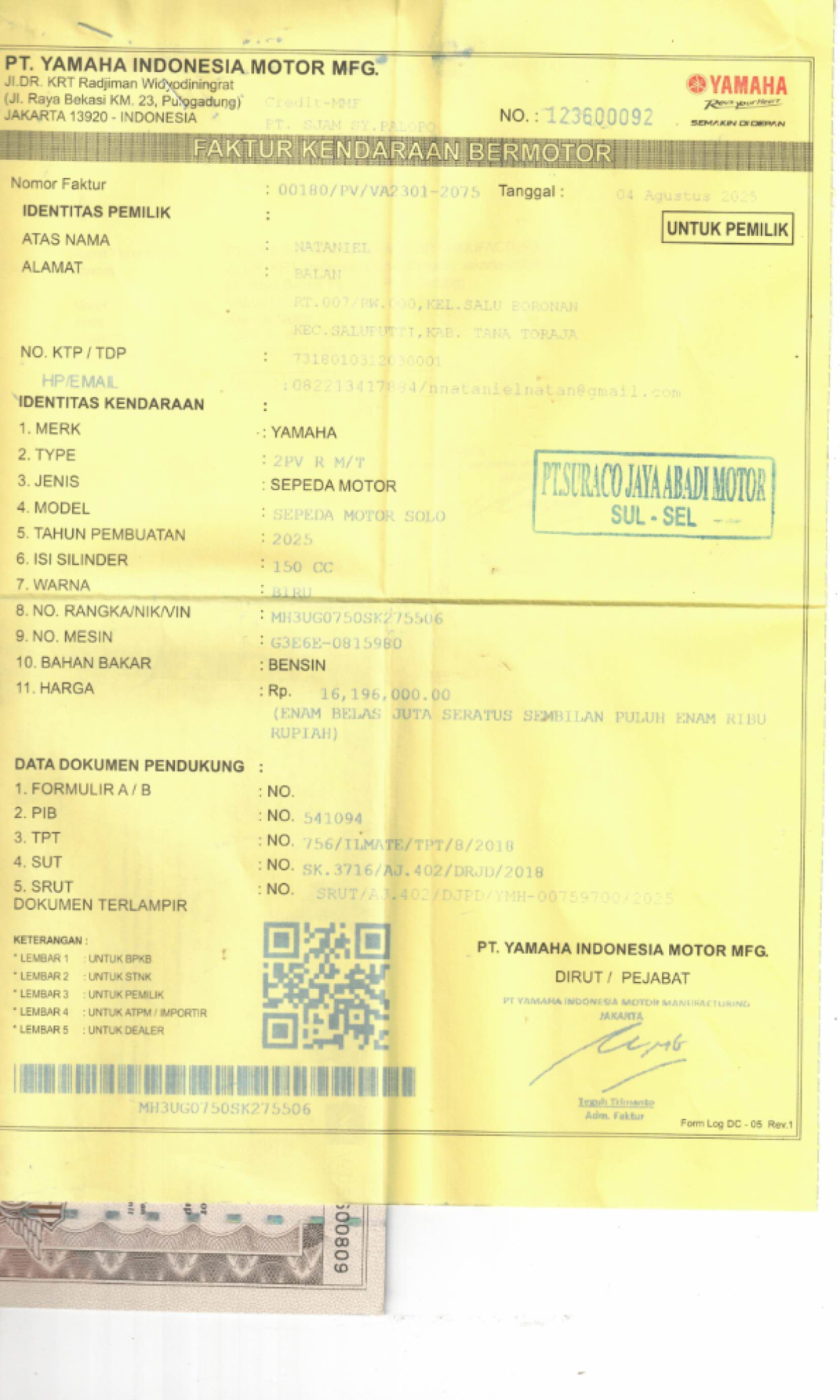 YAMAHA JUPITER MX KING 150