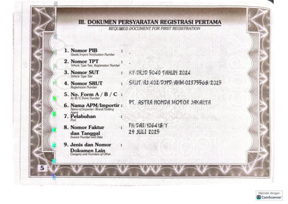 HONDA SCOOPY PRESTIGE