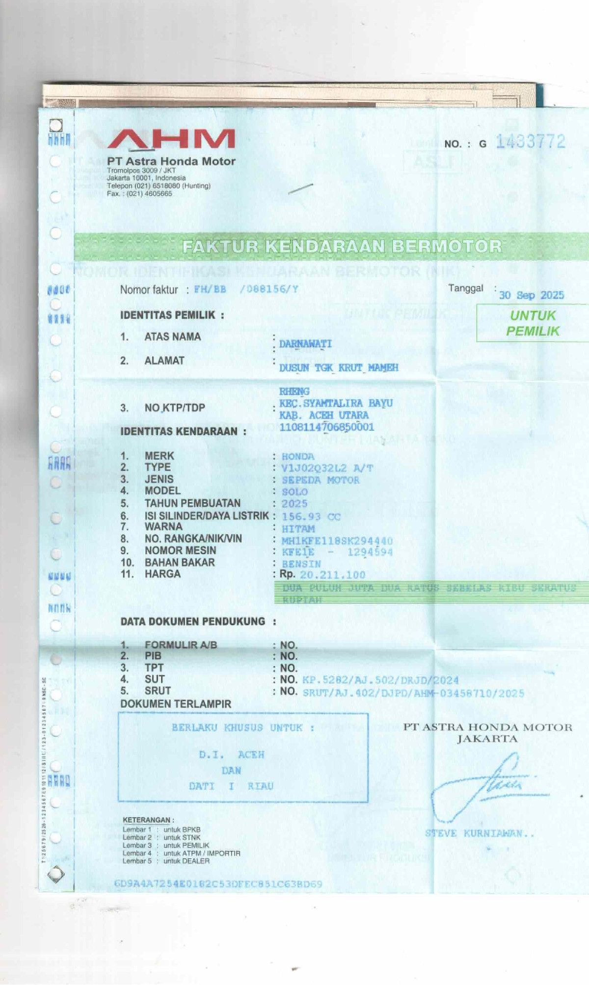 HONDA NEW PCX 160 CBS