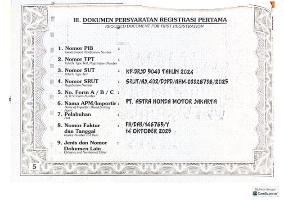 HONDA SCOOPY PRESTIGE