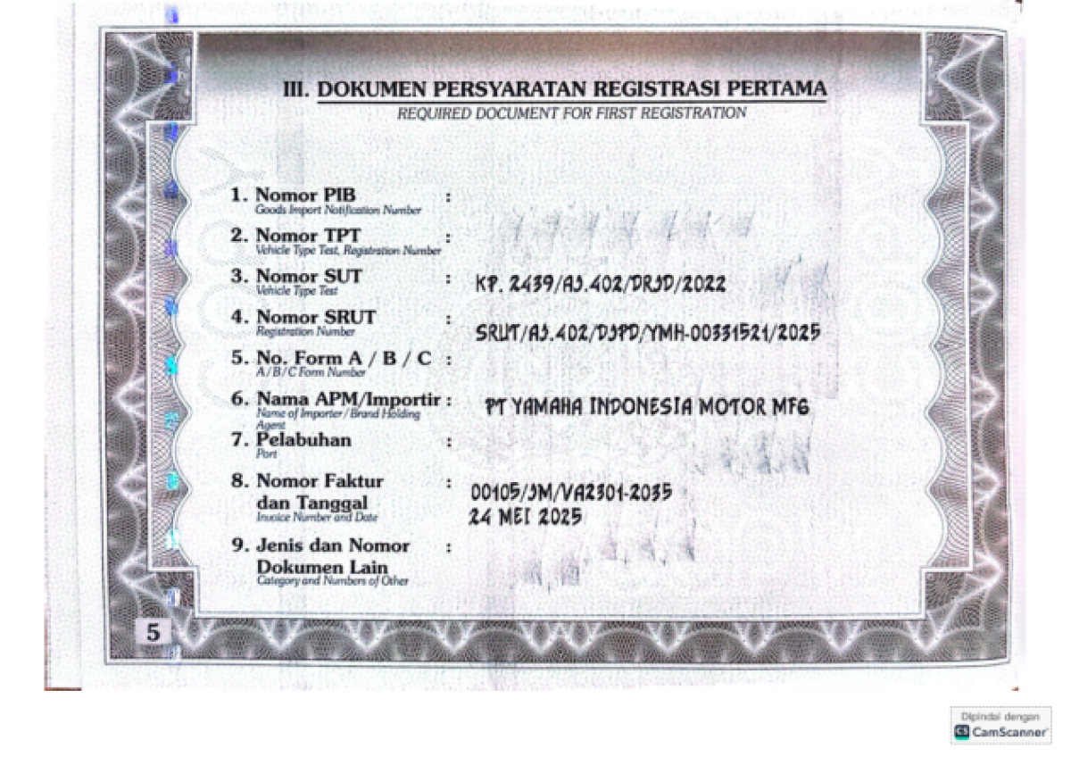 YAMAHA GRAND FILANO 125