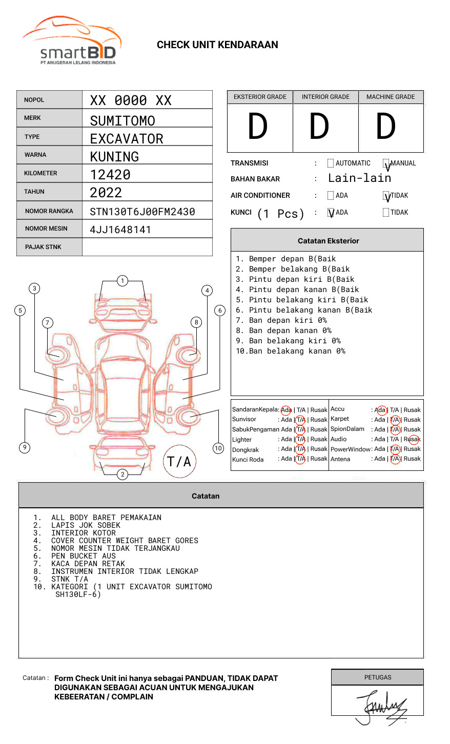 SUMITOMO EXCAVATOR SH130LF-6