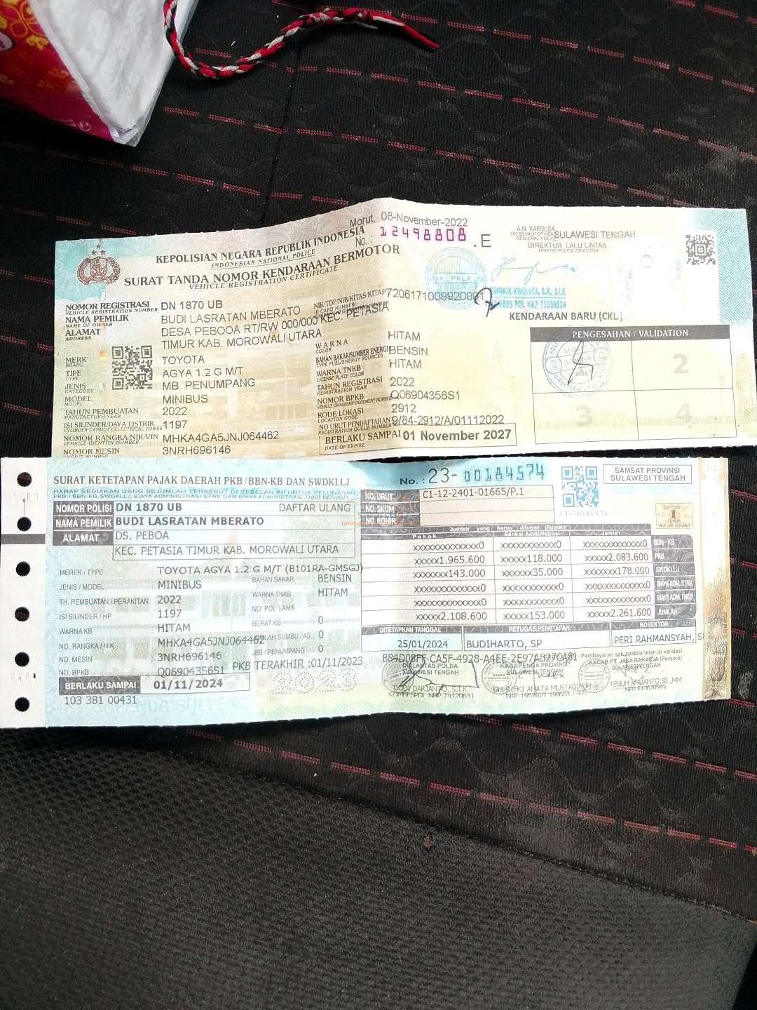 TOYOTA AGYA 1.2 G
