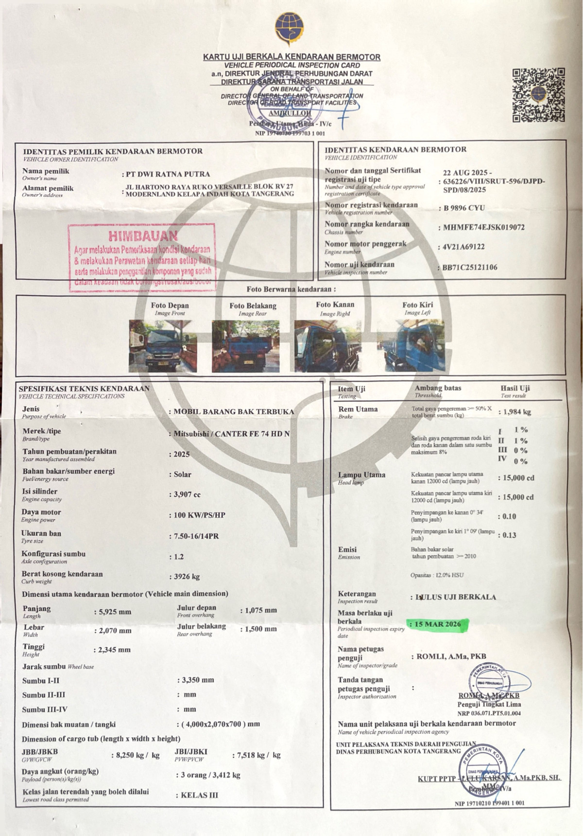 MITSUBISHI CANTER FE 74