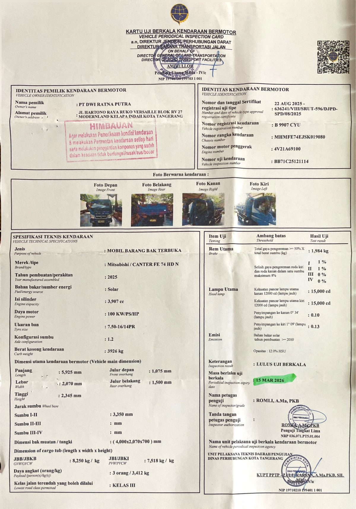 MITSUBISHI CANTER FE 74
