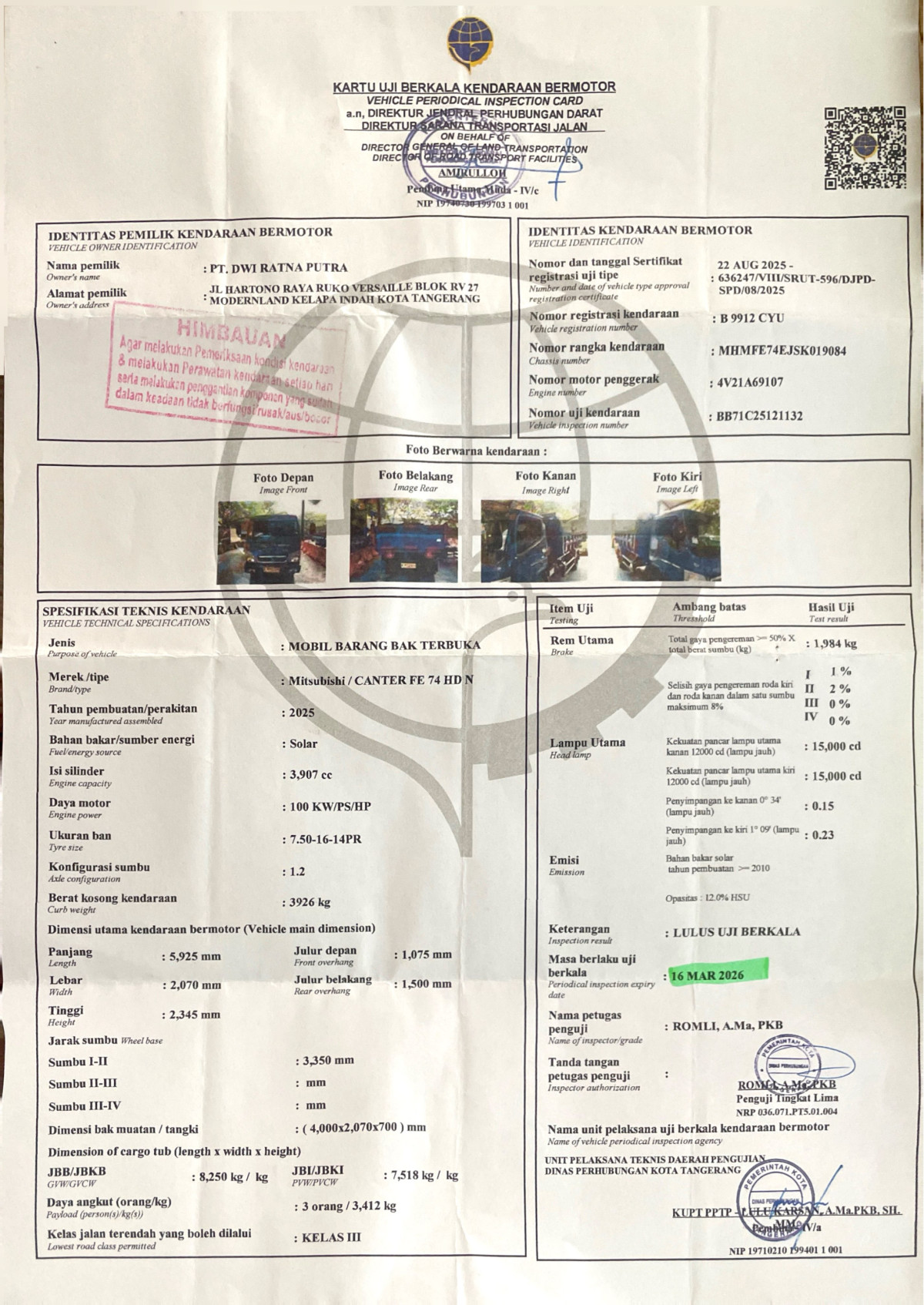 MITSUBISHI CANTER FE 74
