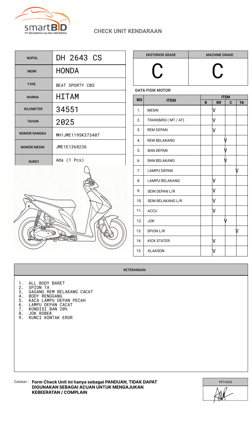 HONDA BEAT SPORTY CBS