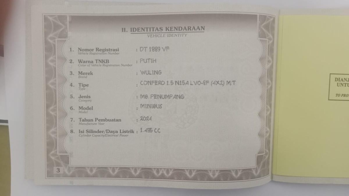 WULING CONFERO  1.5 (4X2)