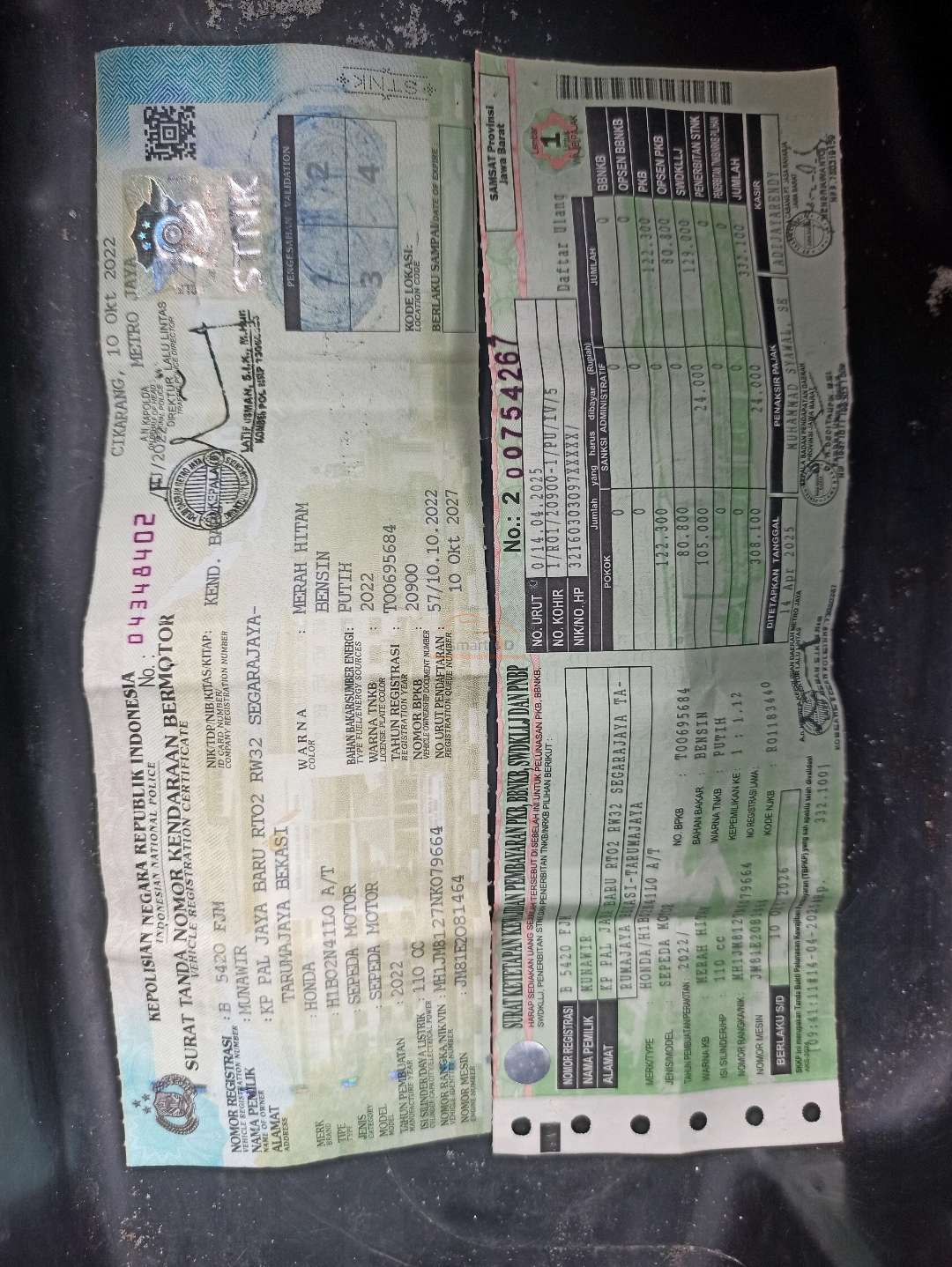 HONDA BEAT CBS FI CW