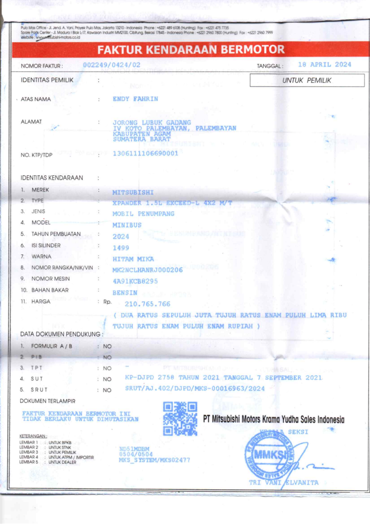 MITSUBISHI  XPANDER  1.5L EXCEED