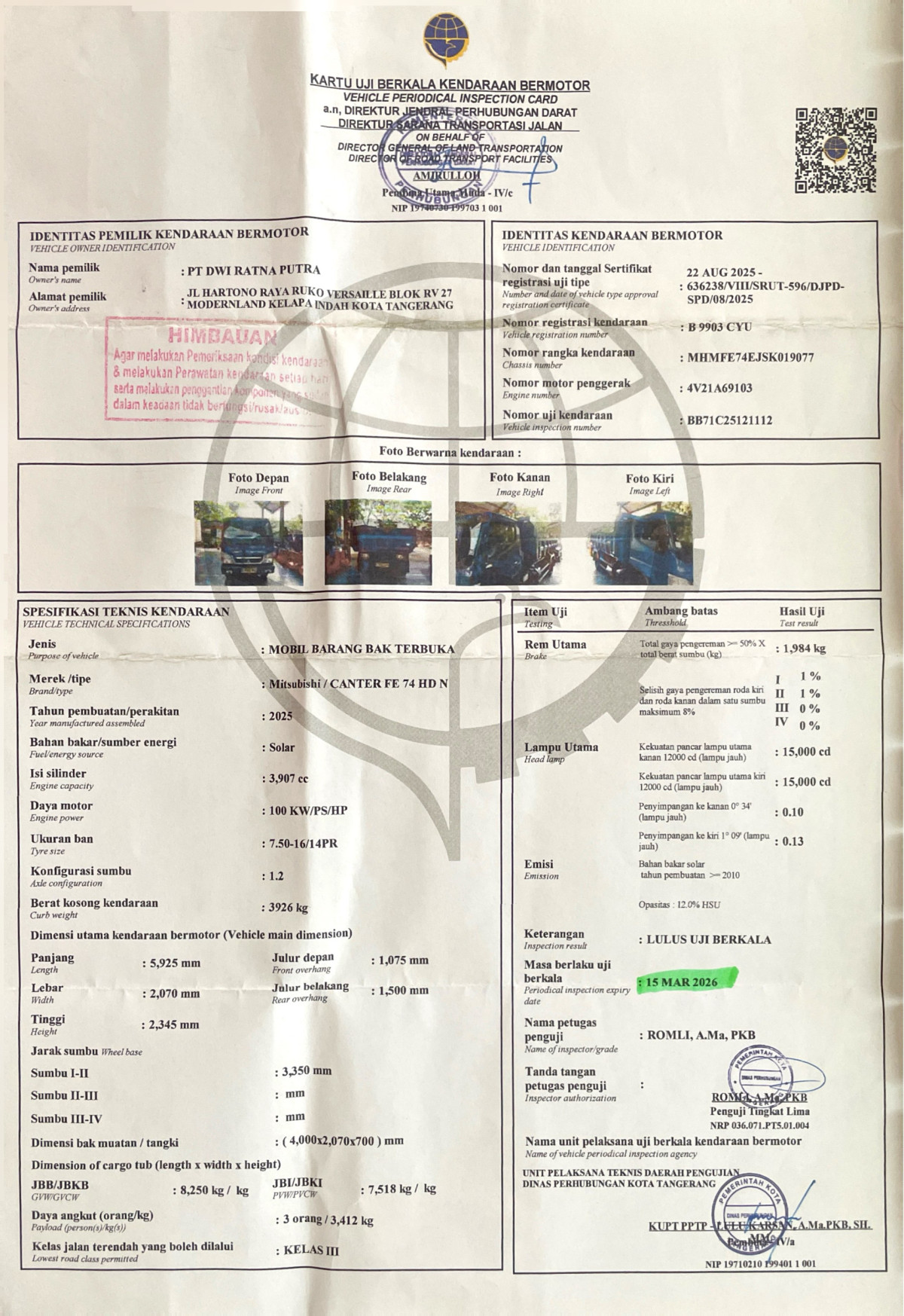 MITSUBISHI CANTER FE 74