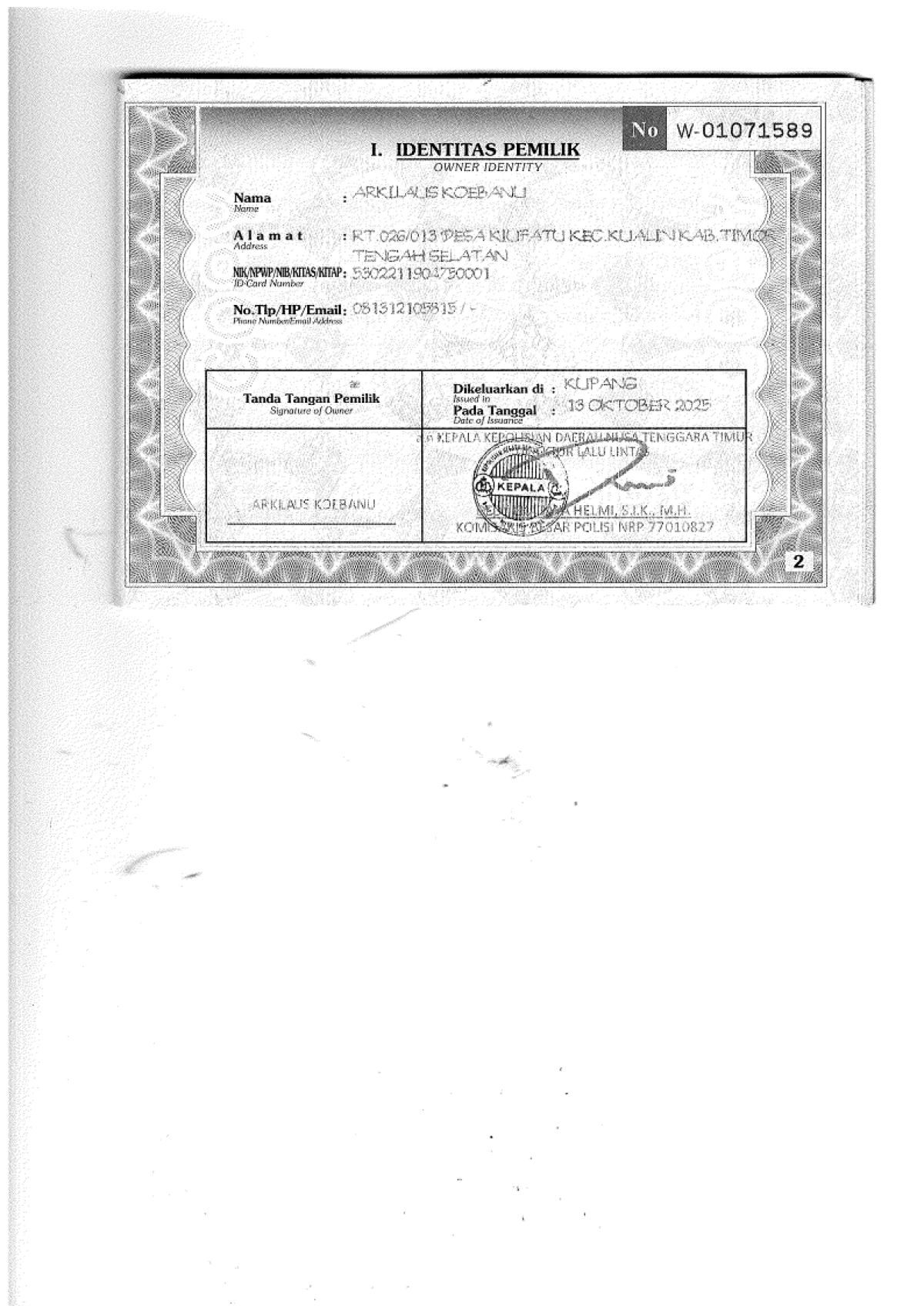 HONDA NEW REVO FI FIT