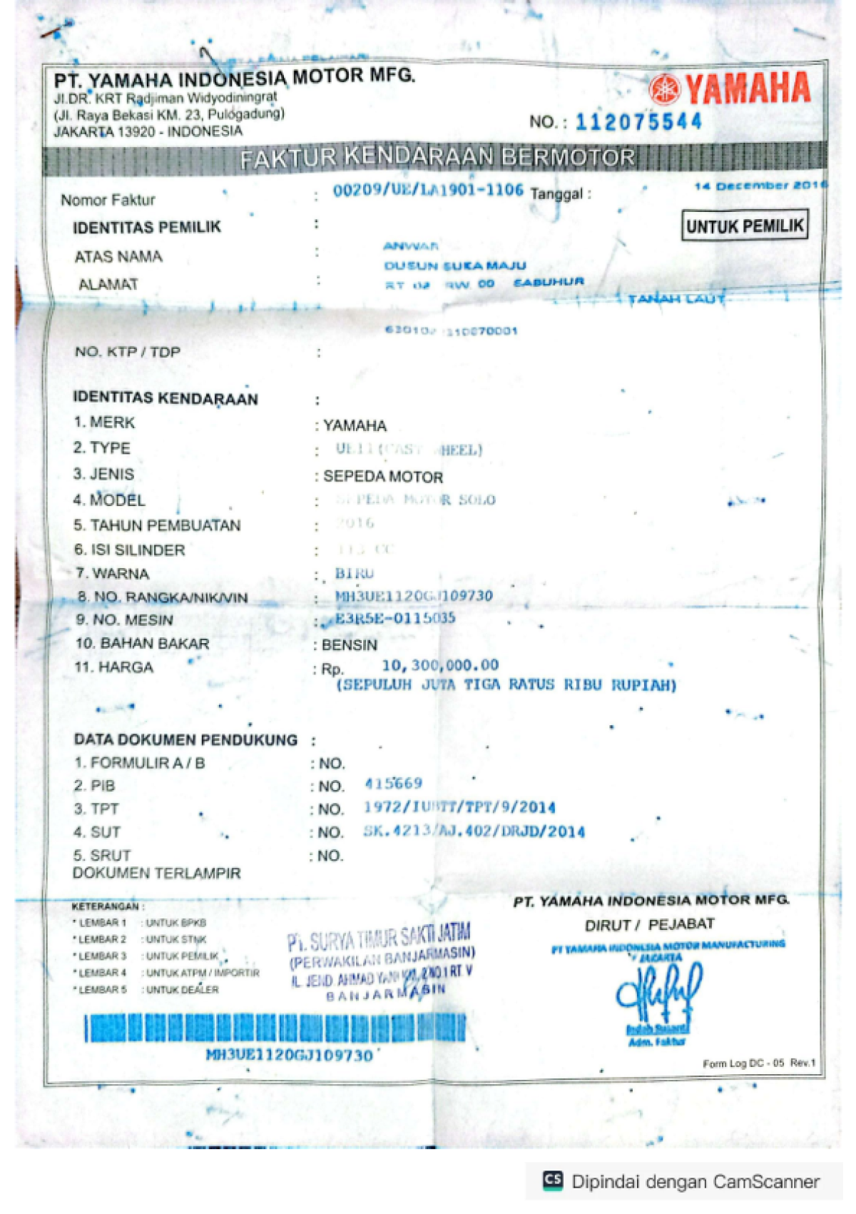 YAMAHA JUPITER Z1 FI CW