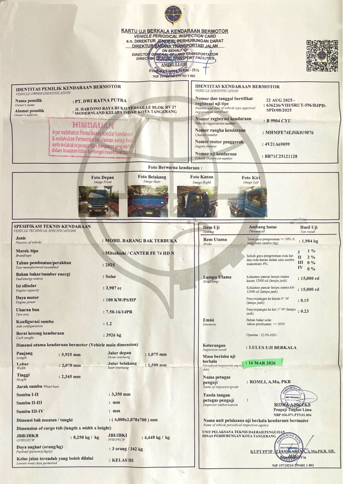 MITSUBISHI CANTER FE 74