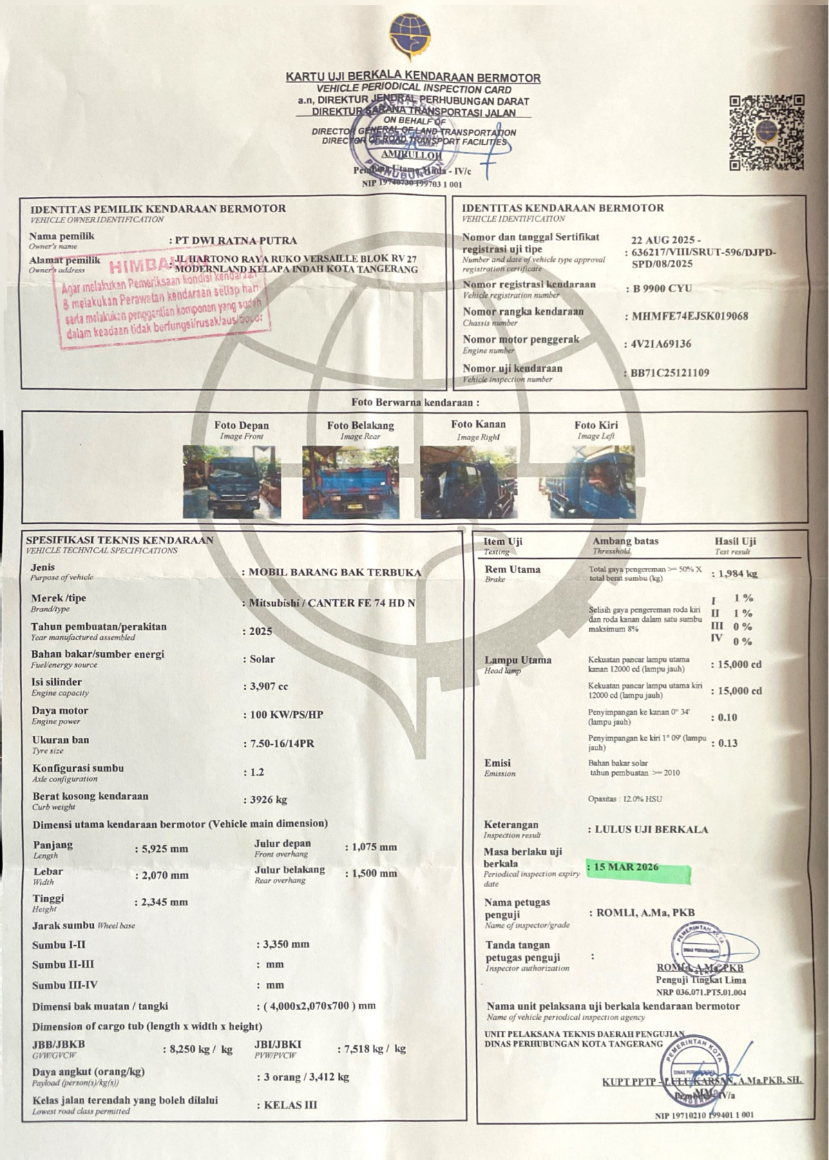 MITSUBISHI CANTER FE 74